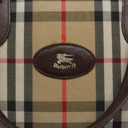 Burberry Nova Check Handbag Nova Check Canvas, BEIGE, CANVAS, Handbag