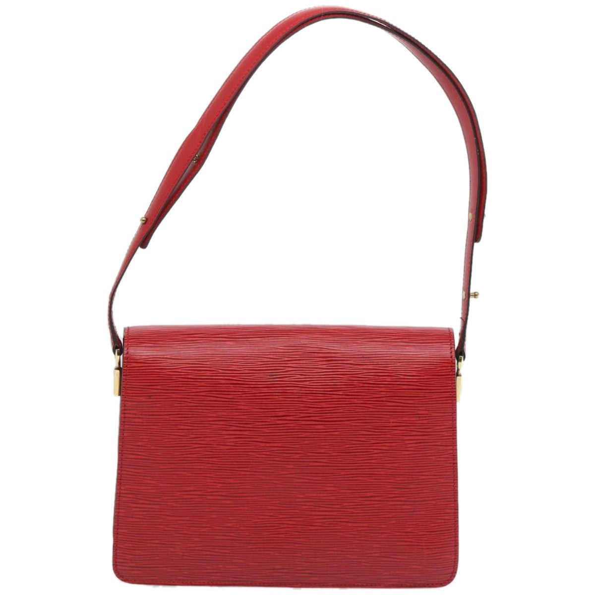 Louis Vuitton Friedland Shoulder Bag Epi Leather, RED, LEATHER, Shoulder bag