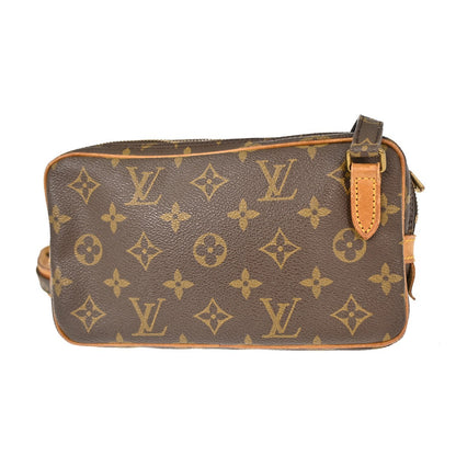 Louis Vuitton Pochette Marly Bandouliere Bag Monogram Canvas, BROWN, CANVAS, Shoulder bag