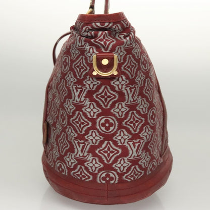 Louis Vuitton Aviator Handbag Limited Edition Monogram Jacquard, BURGUNDY, CANVAS, Handbag