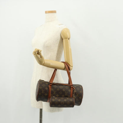 Louis Vuitton Papillon Handbag Monogram Canvas, BROWN, CANVAS, Handbag