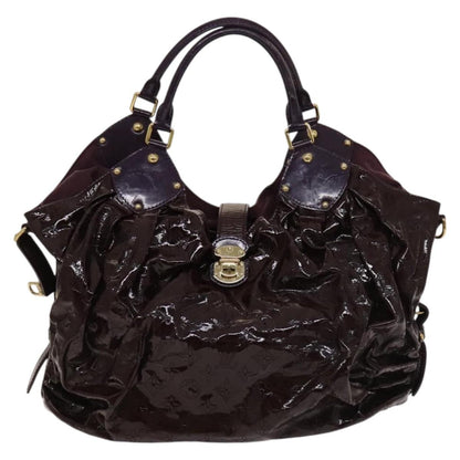 Louis Vuitton Surya Tote bag Mahina Patent Leather, PURPLE, CANVAS, Tote bag