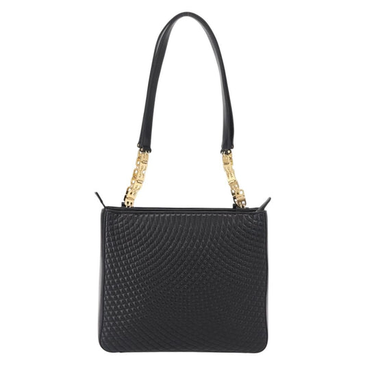 Bally Vintage Shoulder Bag Quilted leather, Black, Leather, Shoulder Bag
