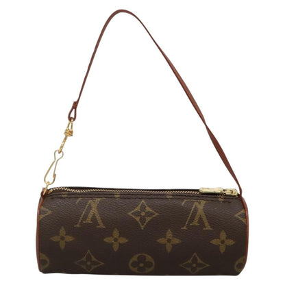 Louis Vuitton Papillon Pochette Monogram Canvas, BROWN, CANVAS, Handbag