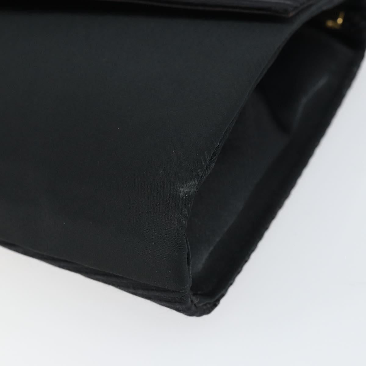 Christian Dior Vintage Shoulder Bag Nylon, BLACK, NYLON, Shoulder bag