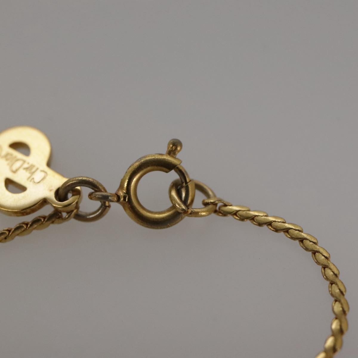Christian Dior CD Pendant Necklace Gold-plated, GOLD, GOLD_PLATED, Necklace