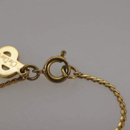 Christian Dior CD Pendant Necklace Gold-plated, GOLD, GOLD_PLATED, Necklace