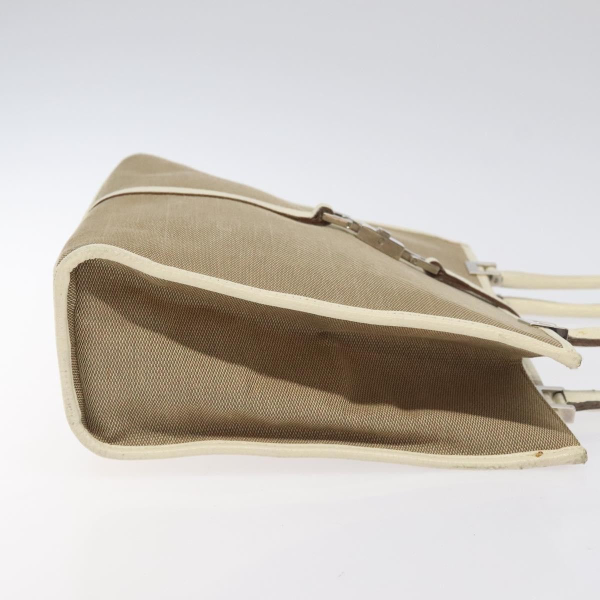 Gucci Vintage Jackie Handbag Canvas, BEIGE, CANVAS, Handbag