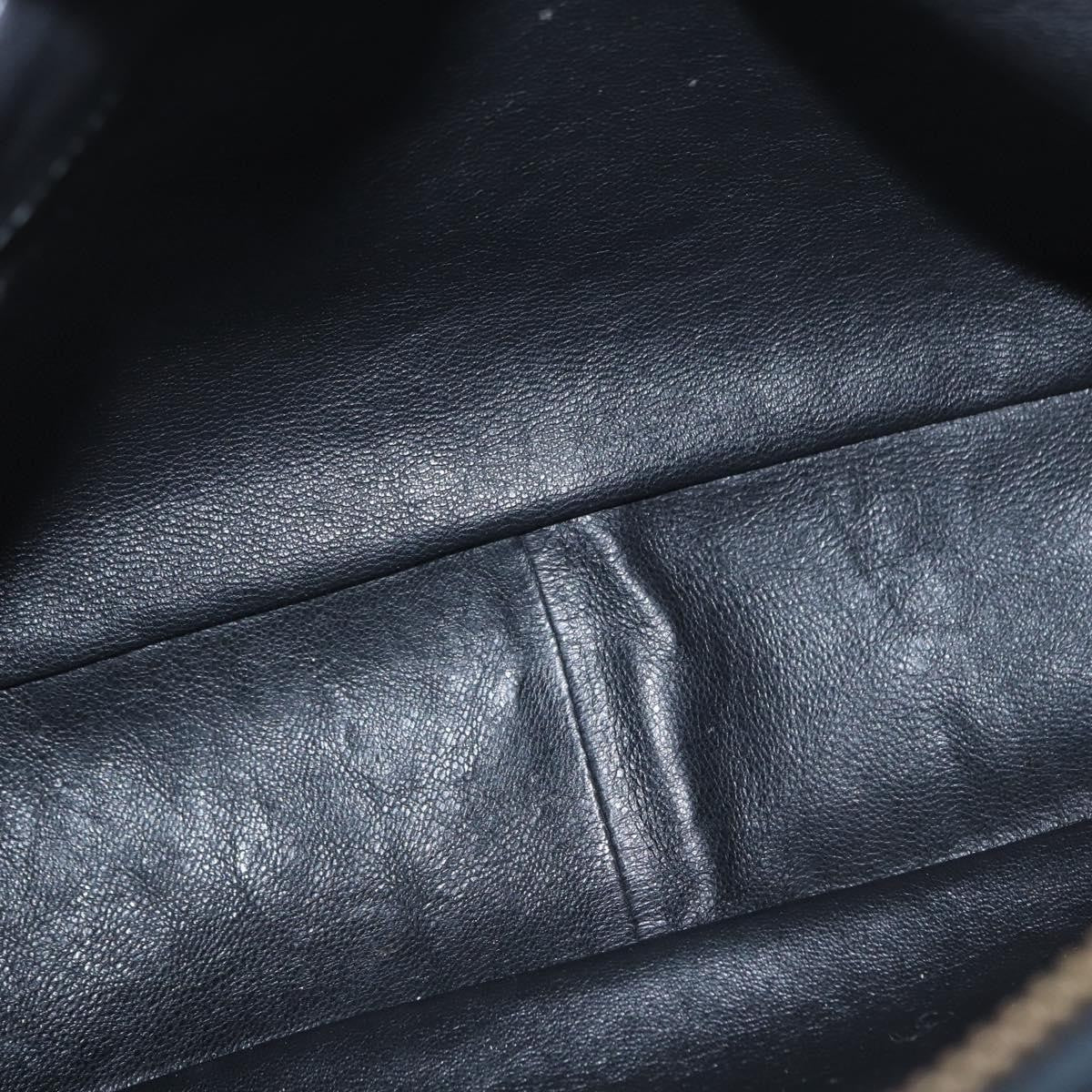 Chanel Vintage Front Pocket Camera Bag Leather, Black, Leather, Shoulder Bag