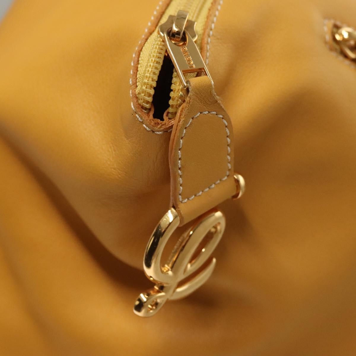 Loewe Anton Sling Bag Leather, YELLOW, LEATHER, Shoulder bag