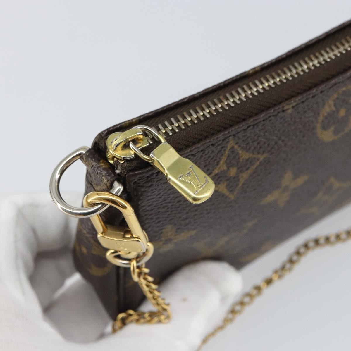 Louis Vuitton Multi Pochette Accessoires Pouch Monogram Canvas, BROWN, CANVAS, Clutche & pouche