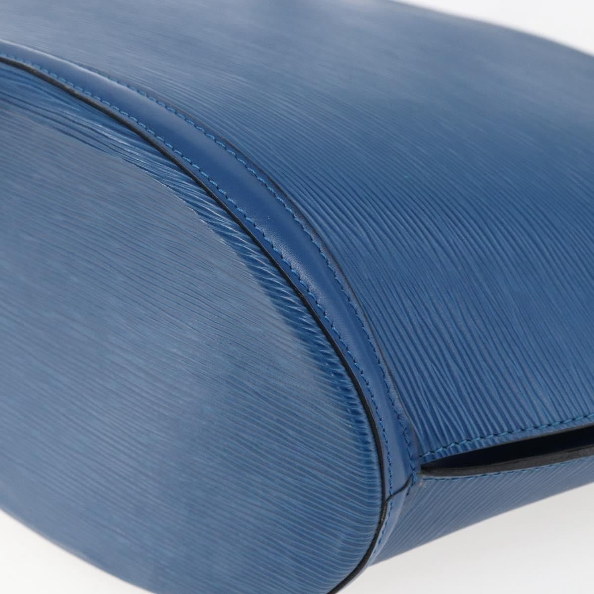Louis Vuitton Saint Jacques Handbag Epi Leather, BLUE, LEATHER, Shoulder bag