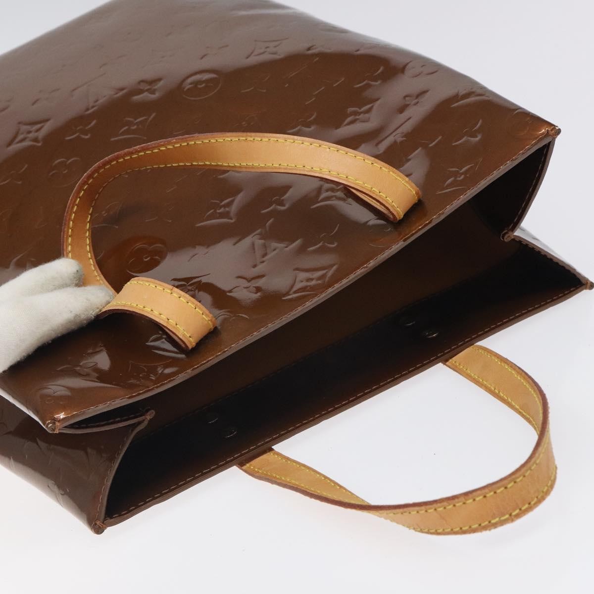 Louis Vuitton Reade Handbag Monogram Vernis, Brown, Patent Leather, Handbag