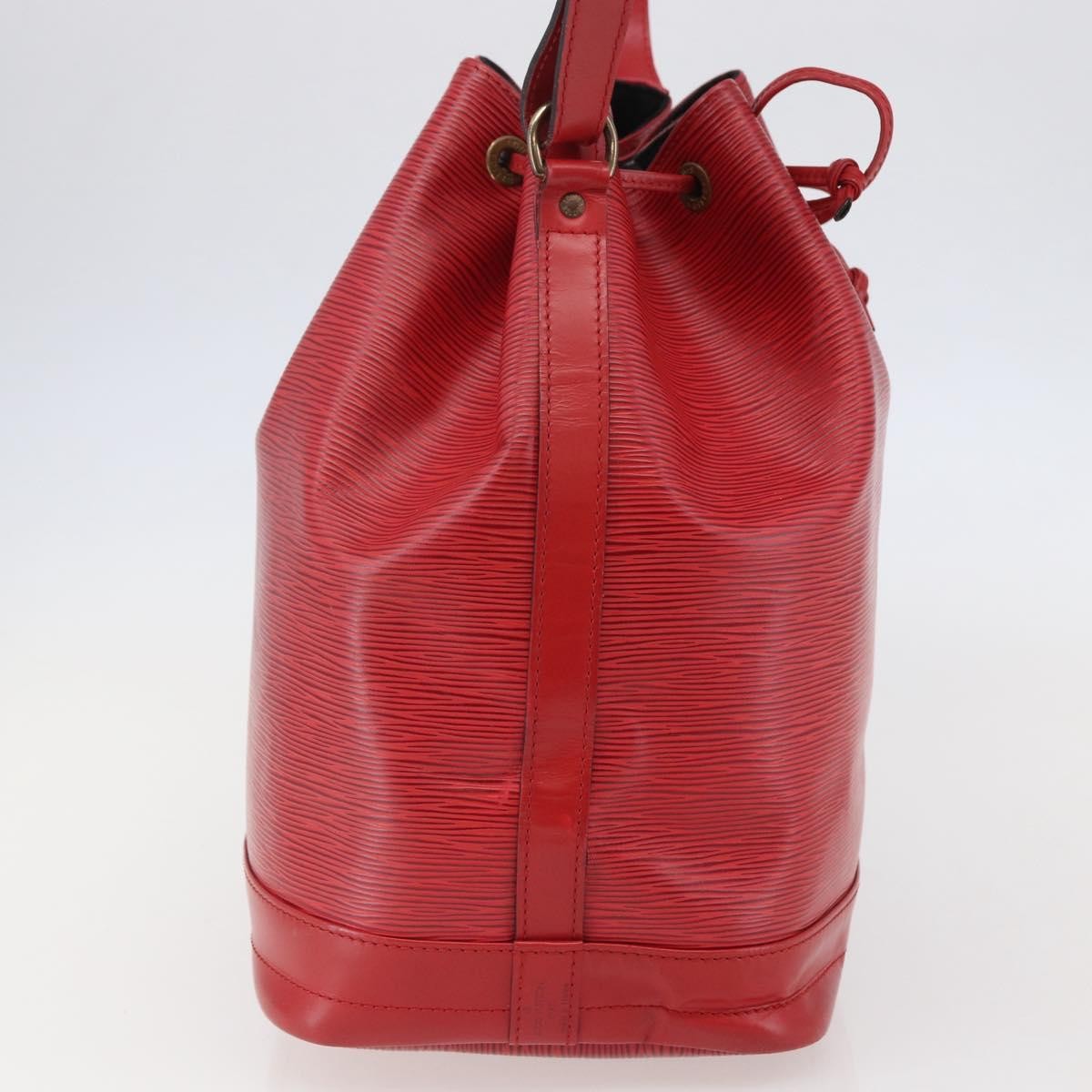 Louis Vuitton Noe Handbag Epi leather, RED, LEATHER, Shoulder bag