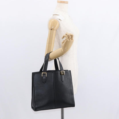 Burberry Vintage Handbag Leather, BLACK, LEATHER, Handbag