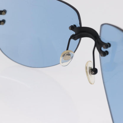 Chanel Logo CC Sunglasses Metal, BLUE, METAL, Sunglasse