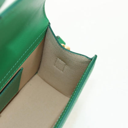Jacquemus Le Bambinou Flap Bag Leather, GREEN, LEATHER, Handbag