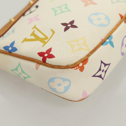 Louis Vuitton Pochette Accessoires Monogram Multicolor, WHITE, CANVAS, Clutche & pouche
