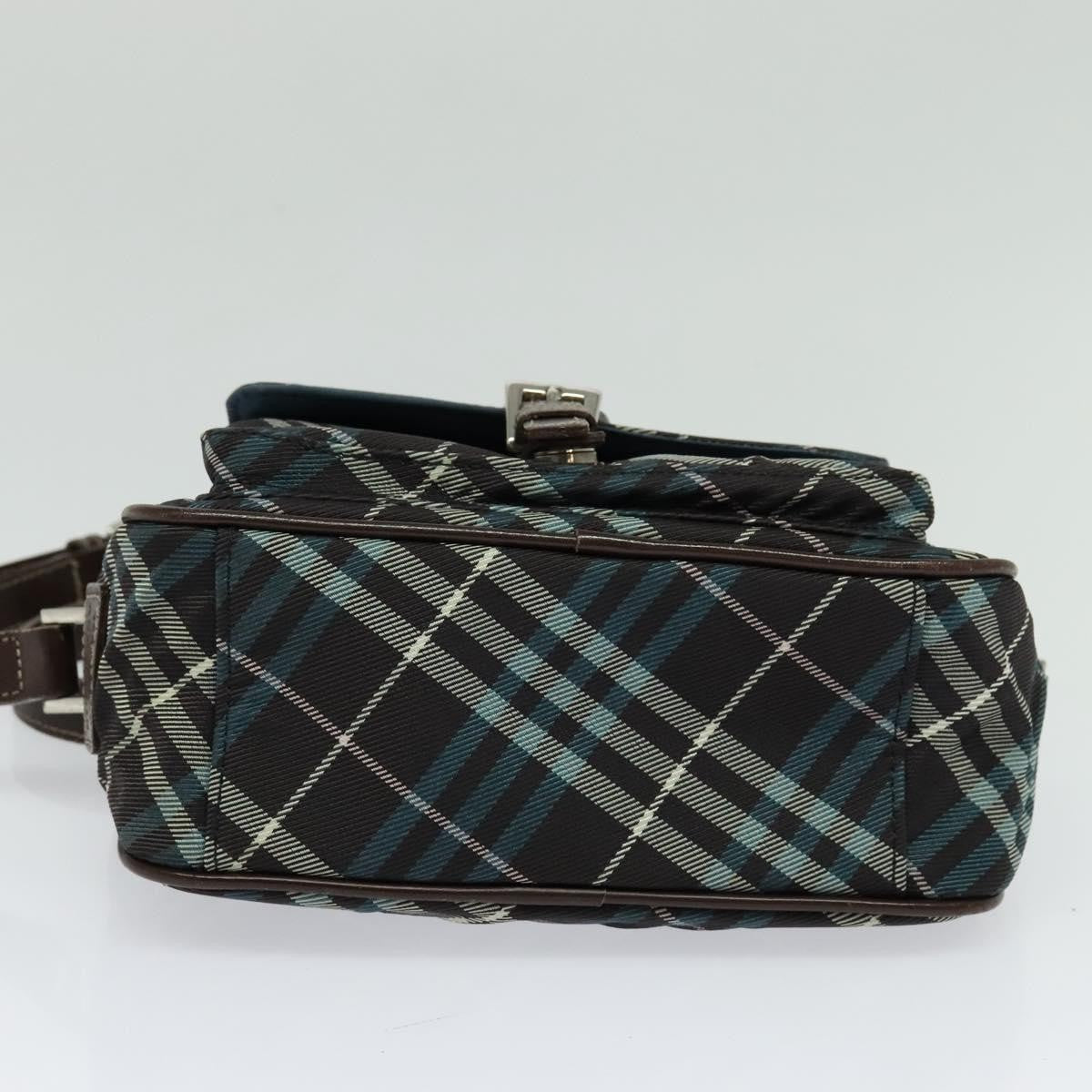 Burberry Nova Check Blue Label Nylon, BROWN, NYLON, Shoulder bag