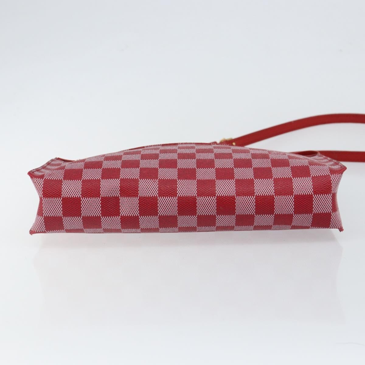 Louis Vuitton Modul Handbag Damier Couleurs, RED, CANVAS, Clutche & pouche