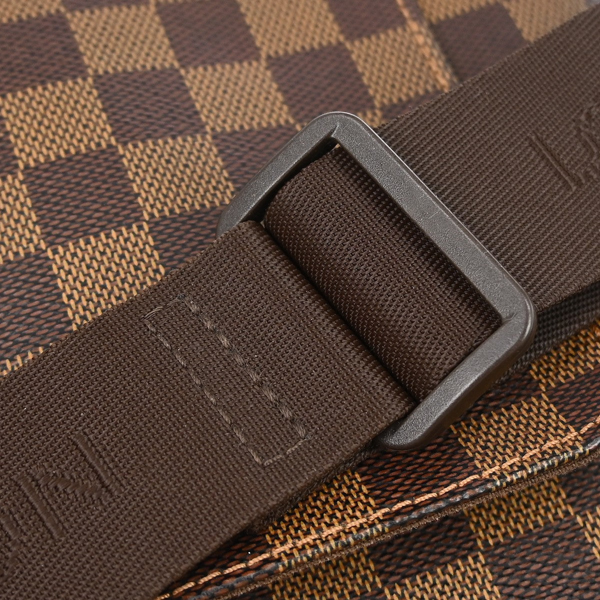 Louis Vuitton Olav Handbag Damier, BROWN, CANVAS, Shoulder bag