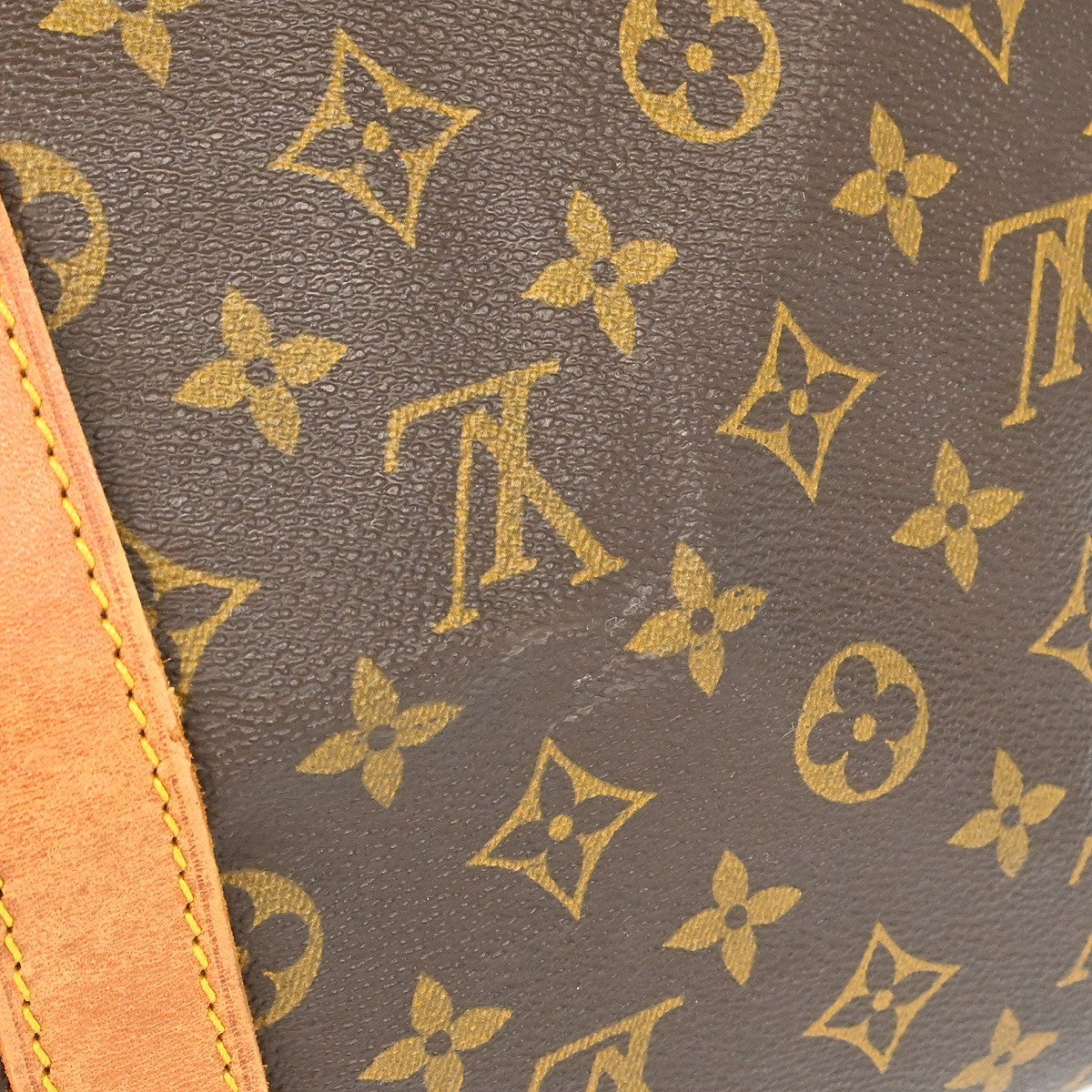 Louis Vuitton Keepall Bag Monogram Canvas, Brown, Canvas, Travel Bag