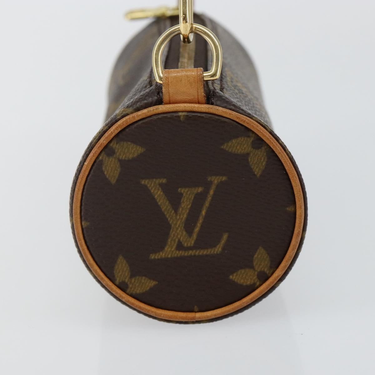 Louis Vuitton Papillon Pochette Monogram Canvas, BROWN, CANVAS, Clutche & pouche