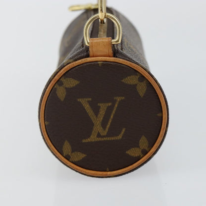 Louis Vuitton Papillon Pochette Monogram Canvas, BROWN, CANVAS, Clutche & pouche