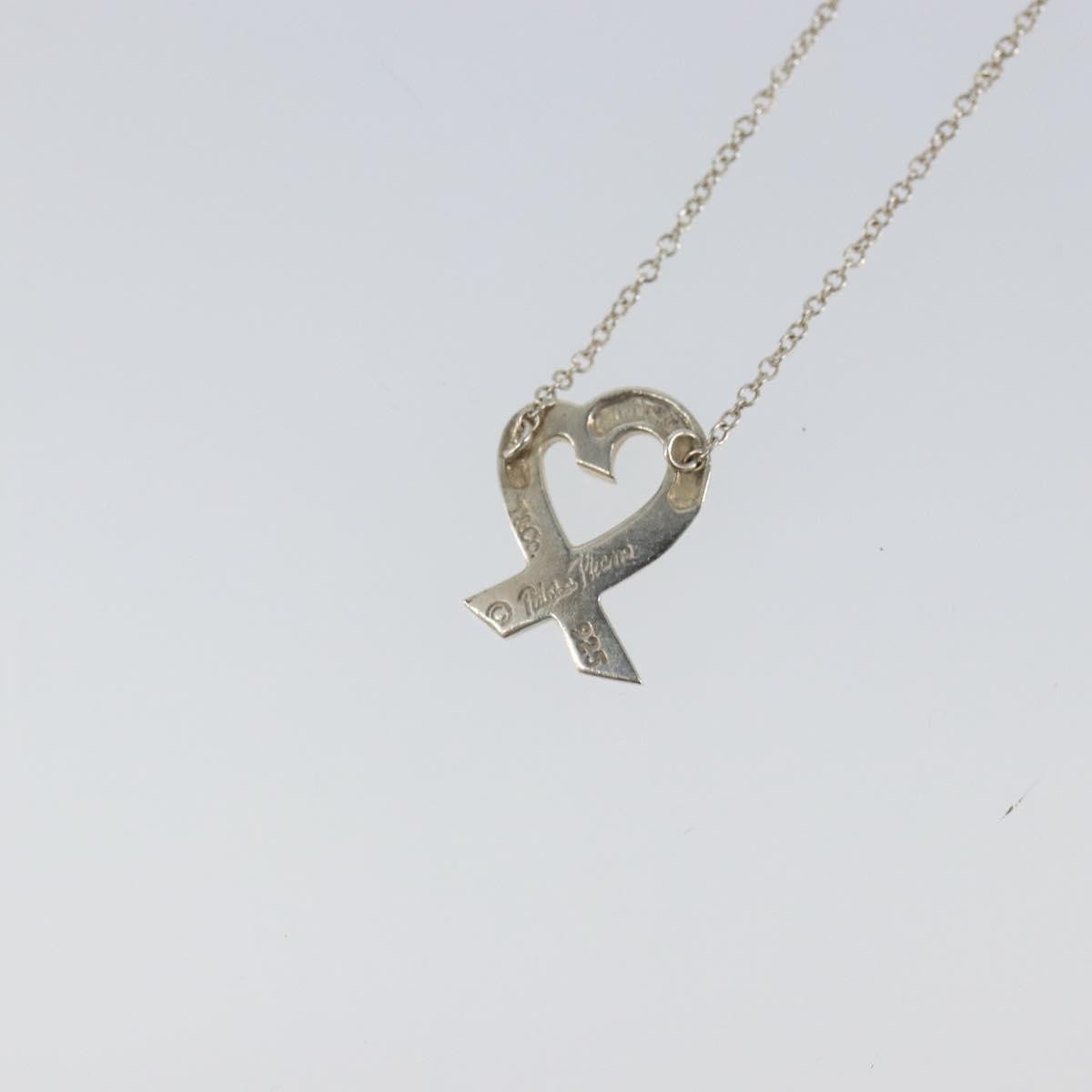 Tiffany & Co. Paloma Picasso Loving Heart Pendant Necklace Silver 925, SILVER, SILVER, Necklace