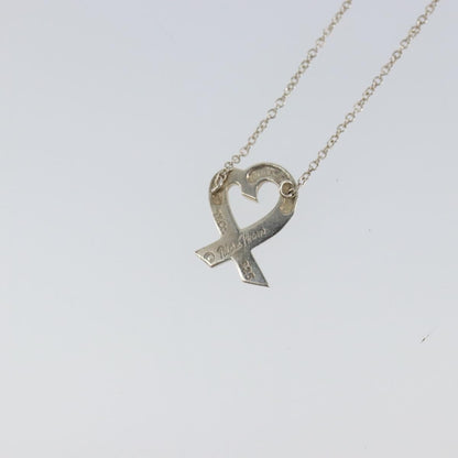 Tiffany & Co. Paloma Picasso Loving Heart Pendant Necklace Silver 925, SILVER, SILVER, Necklace