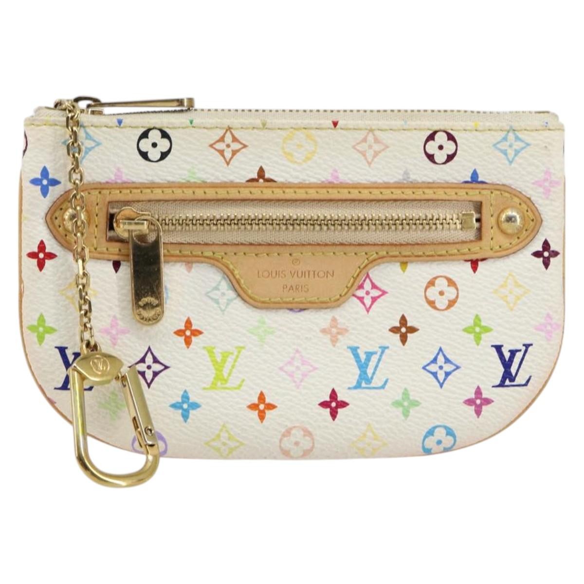 Louis Vuitton Pochette clés NM Monogram Multicolor Canvas, MULTICOLOUR, CANVAS, Wallets