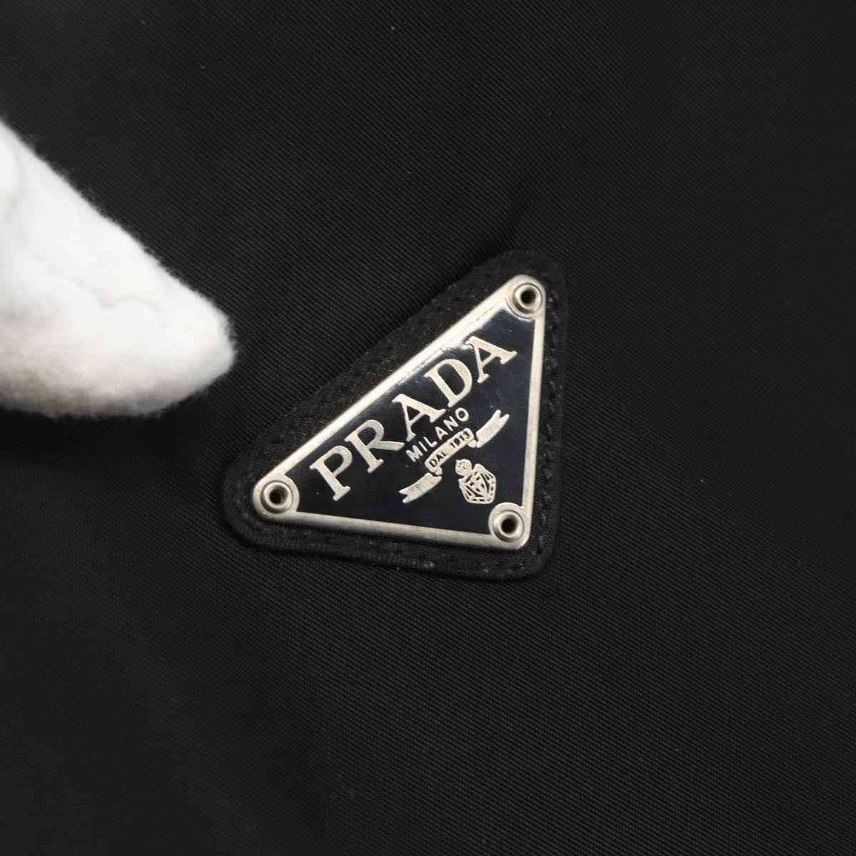 Prada Vintage Shoulder Bag Tessuto, BLACK, NYLON, Shoulder bag
