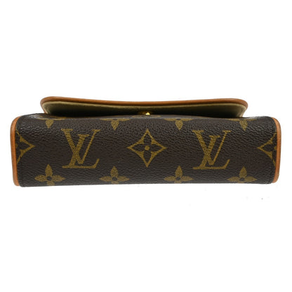Louis Vuitton Florentine Pochette Monogram Canvas, Brown, Canvas, Clutch