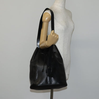 Louis Vuitton Sac a Dos Drawstring Backpack Epi Leather, BLACK, LEATHER, Backpack