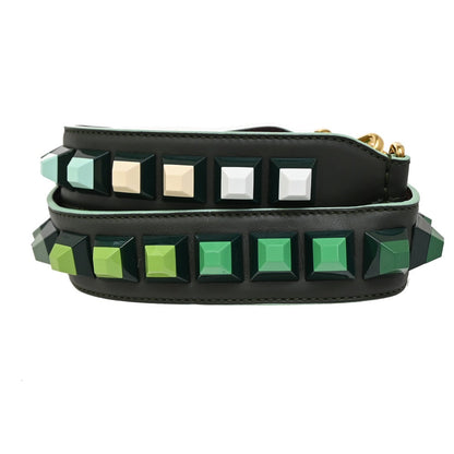 Fendi Mini Strap You Short Shoulder Strap Studded Leather, MULTICOLOUR, LEATHER, Straps