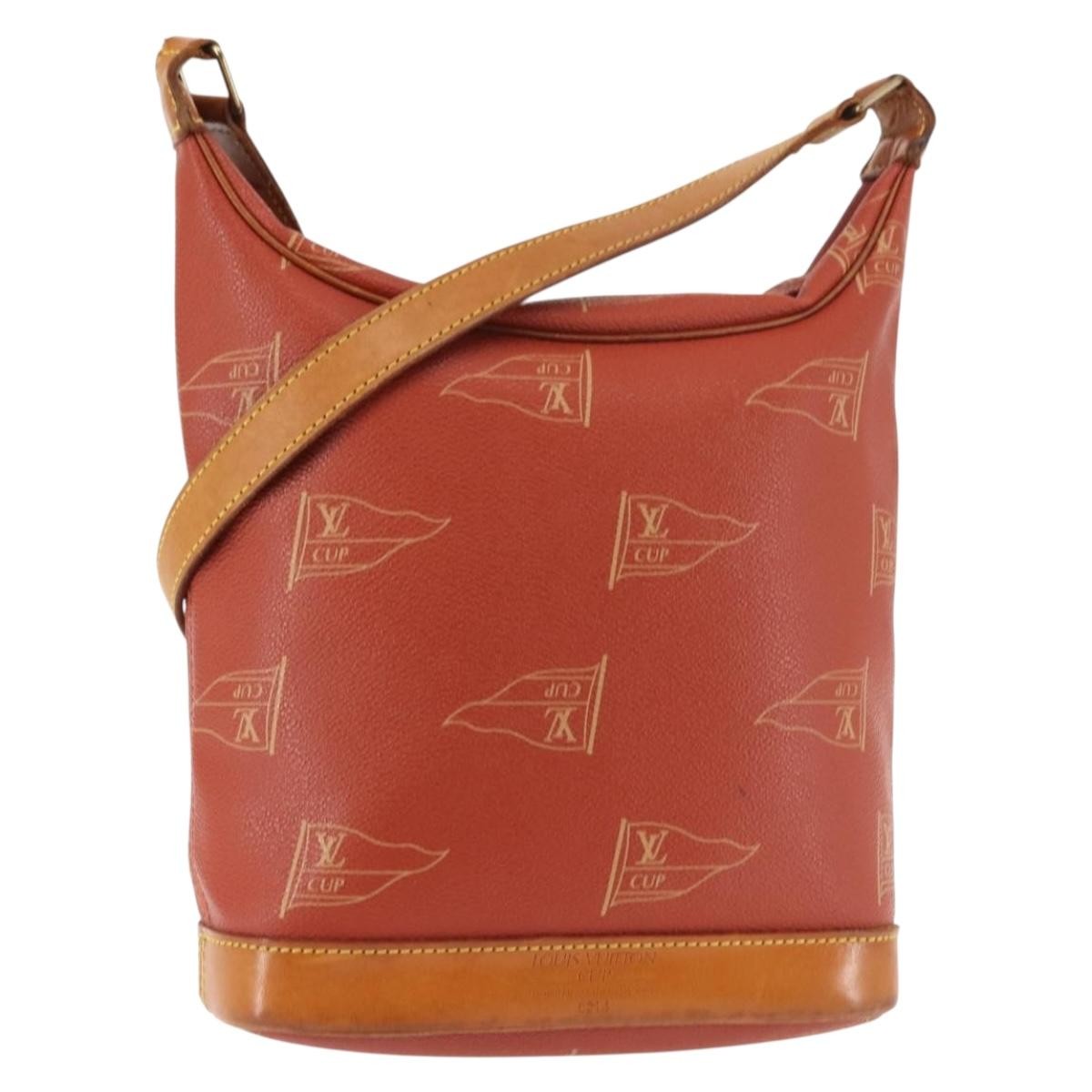 Louis Vuitton Cup le touquet shoulder bag Cup Canvas, RED, CANVAS, Shoulder bag