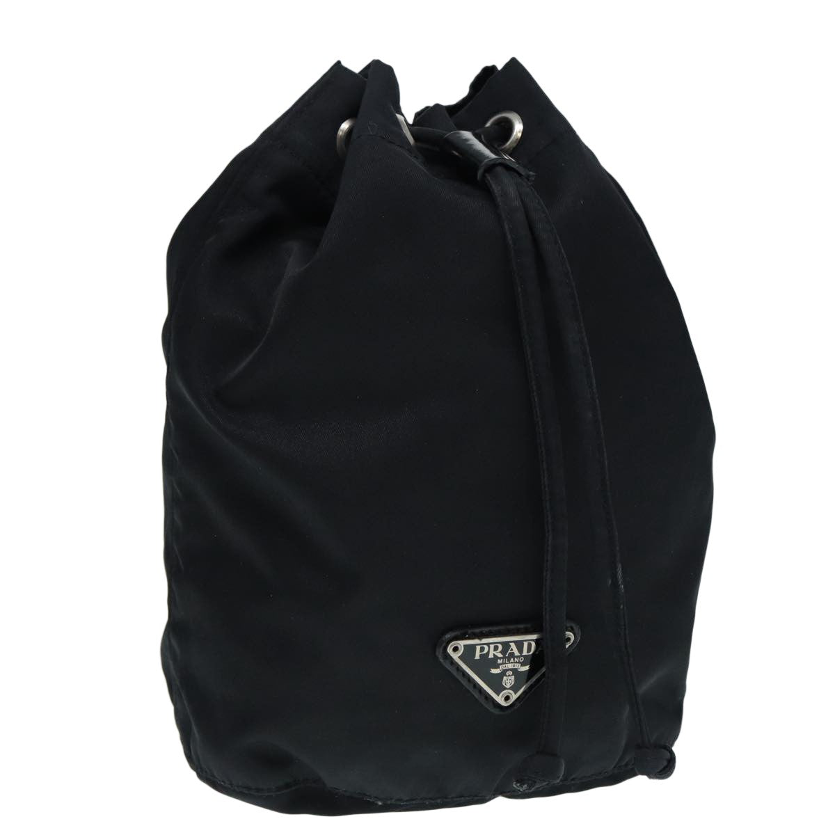 Prada Travel Pouch Tessuto, BLACK, NYLON, Travel bag
