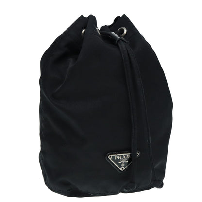 Prada Travel Pouch Tessuto, BLACK, NYLON, Travel bag