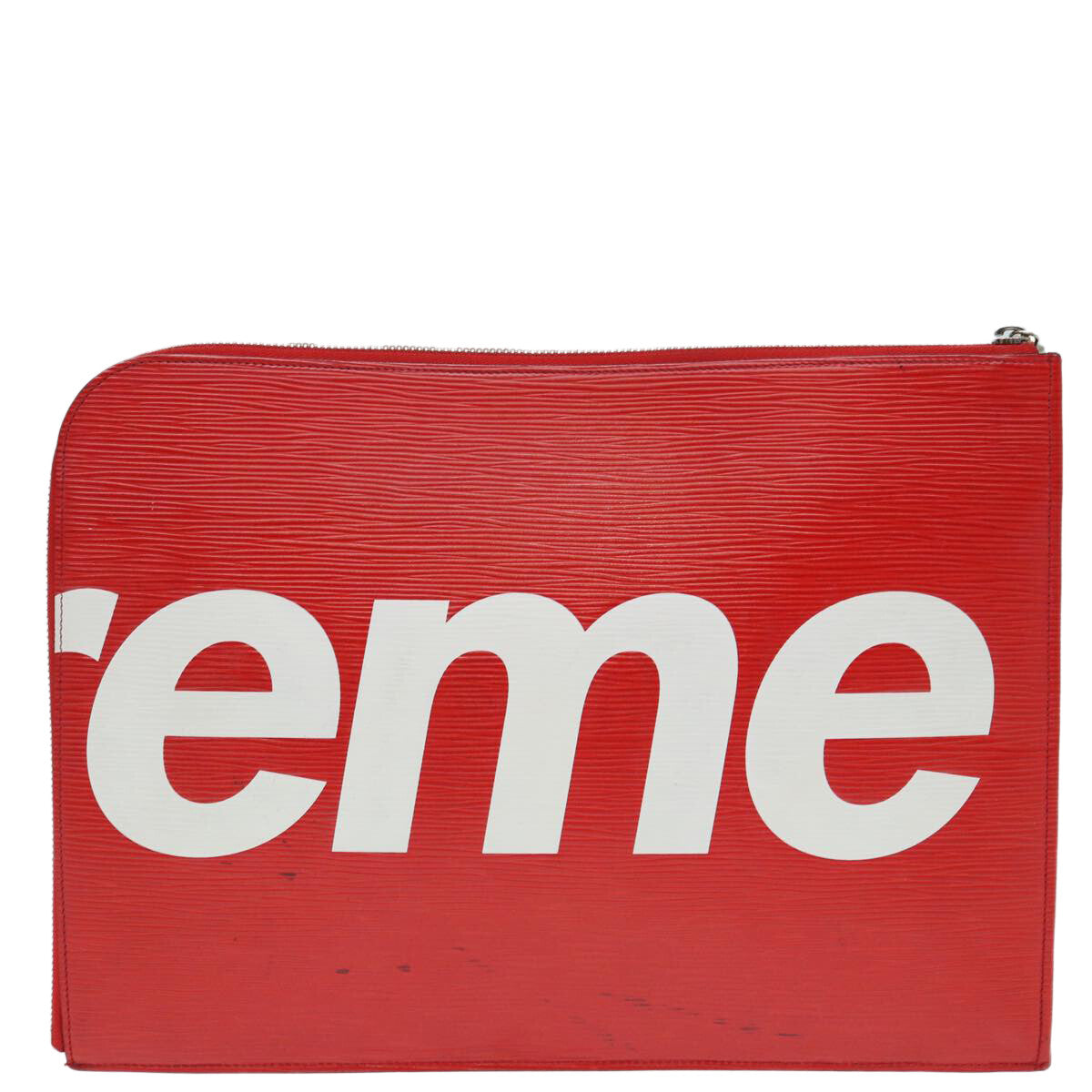 Louis Vuitton Pochette Jour Epi Leather, RED, LEATHER, Clutche & pouche