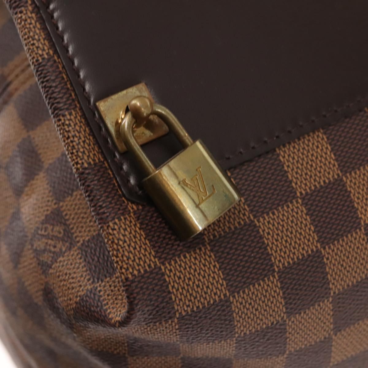 Louis Vuitton Greenwich Travel Bag Damier, BROWN, CANVAS, Travel bag