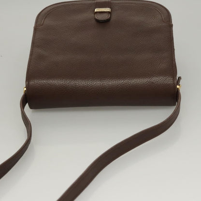 Bally Vintage Shoulder Bag Leather, Brown, Leather, Shoulder Bag