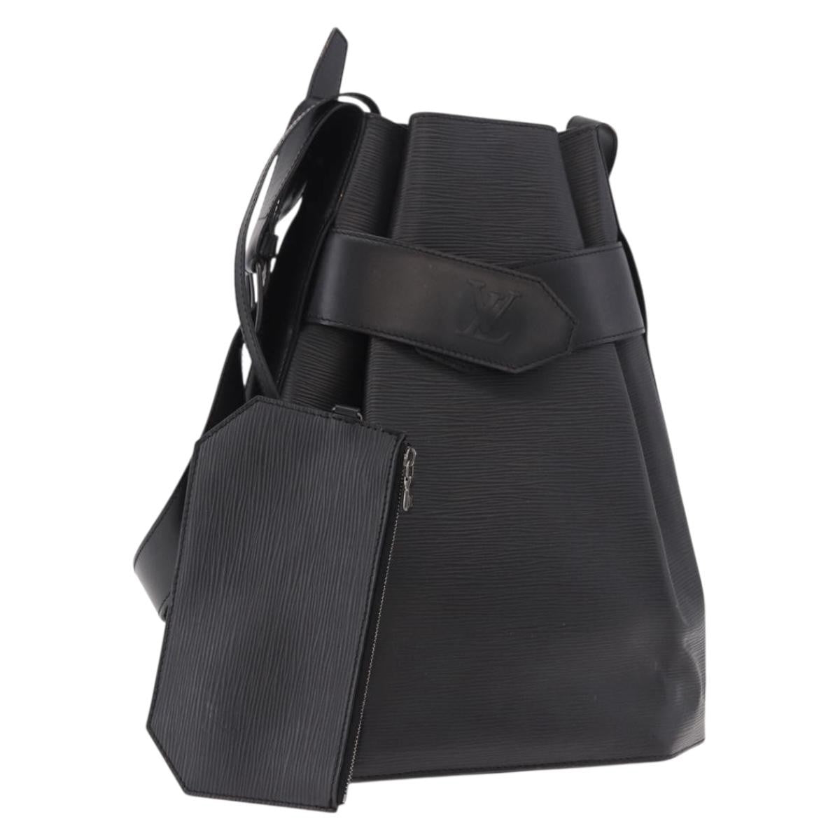 Louis Vuitton Vintage Sac d'Epaule Handbag Epi Leather, Black, Leather, Shoulder Bag