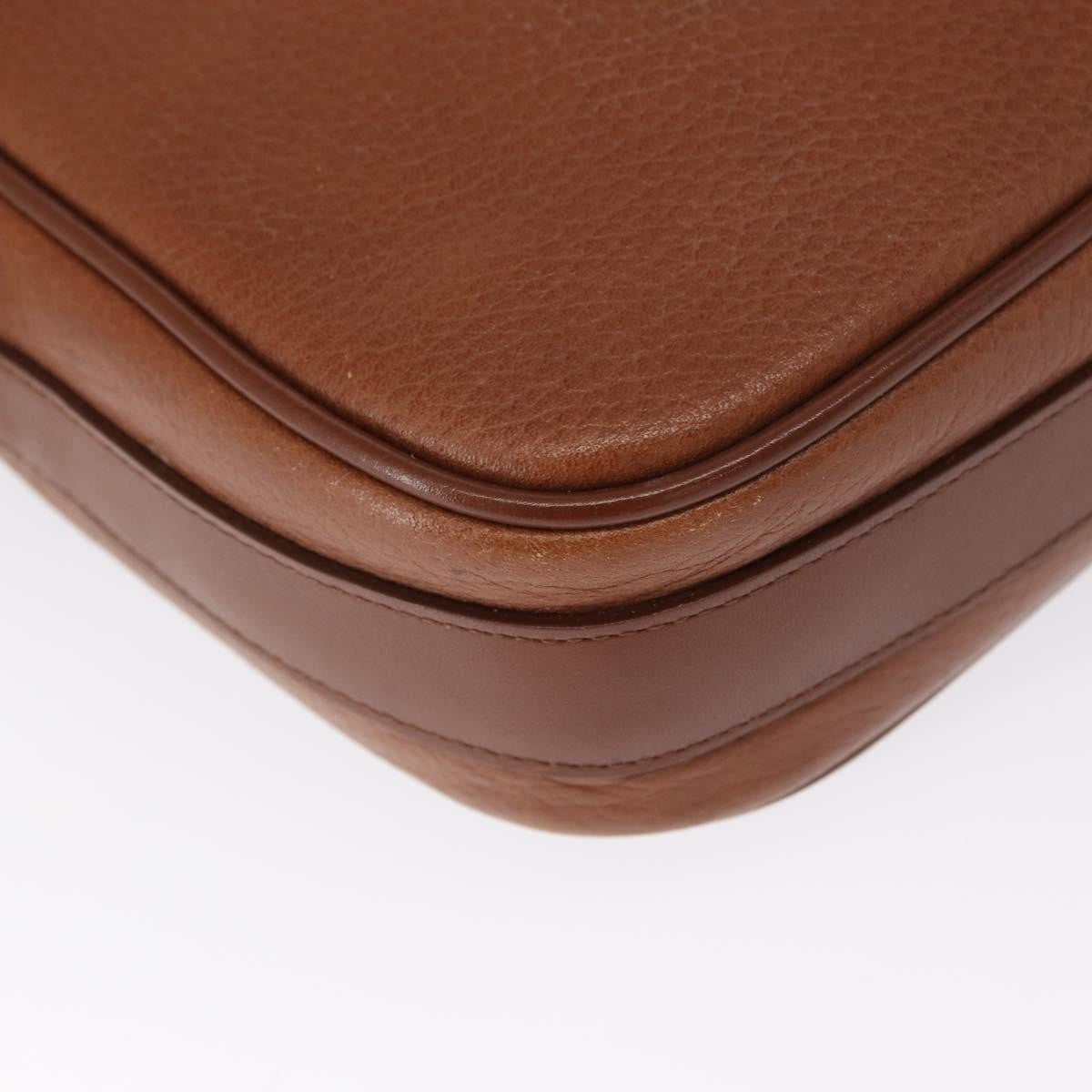 Burberry Vintage Shoulder Bag Leather, BROWN, LEATHER, Shoulder bag
