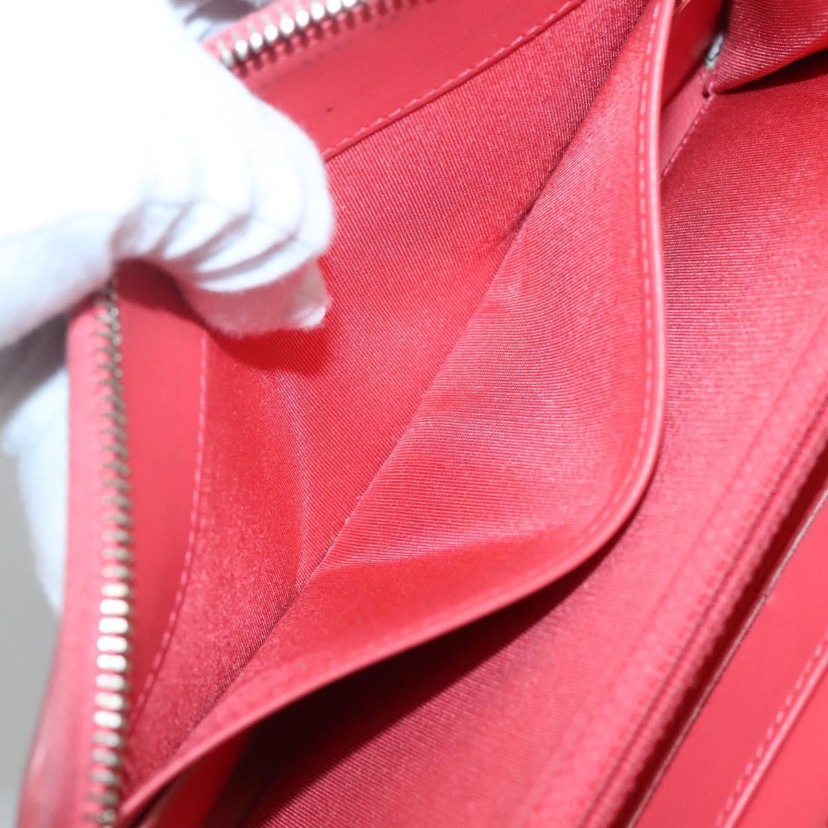 Chanel Filigree Zip Around Wallet Quilted Caviar, PINK, LEATHER, Wallets