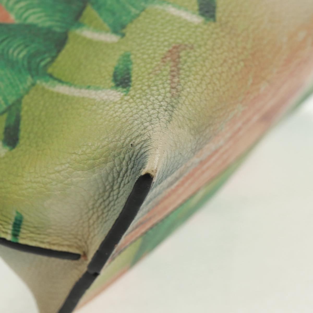 Loewe Avenue Crossbody Leather, GREEN, LEATHER, Shoulder bag