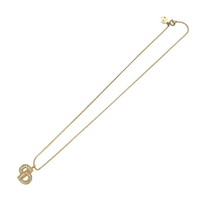 Christian Dior CD Pendant Necklace Gold-plated, GOLD, GOLD_PLATED, Necklace