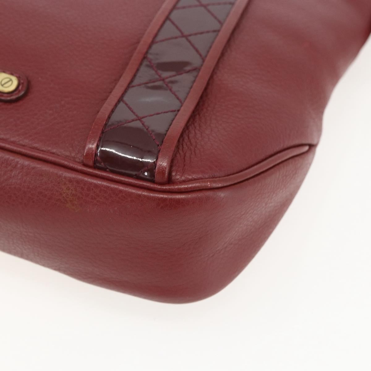 Burberry Vintage Shoulder Bag Leather, RED, LEATHER, Shoulder bag