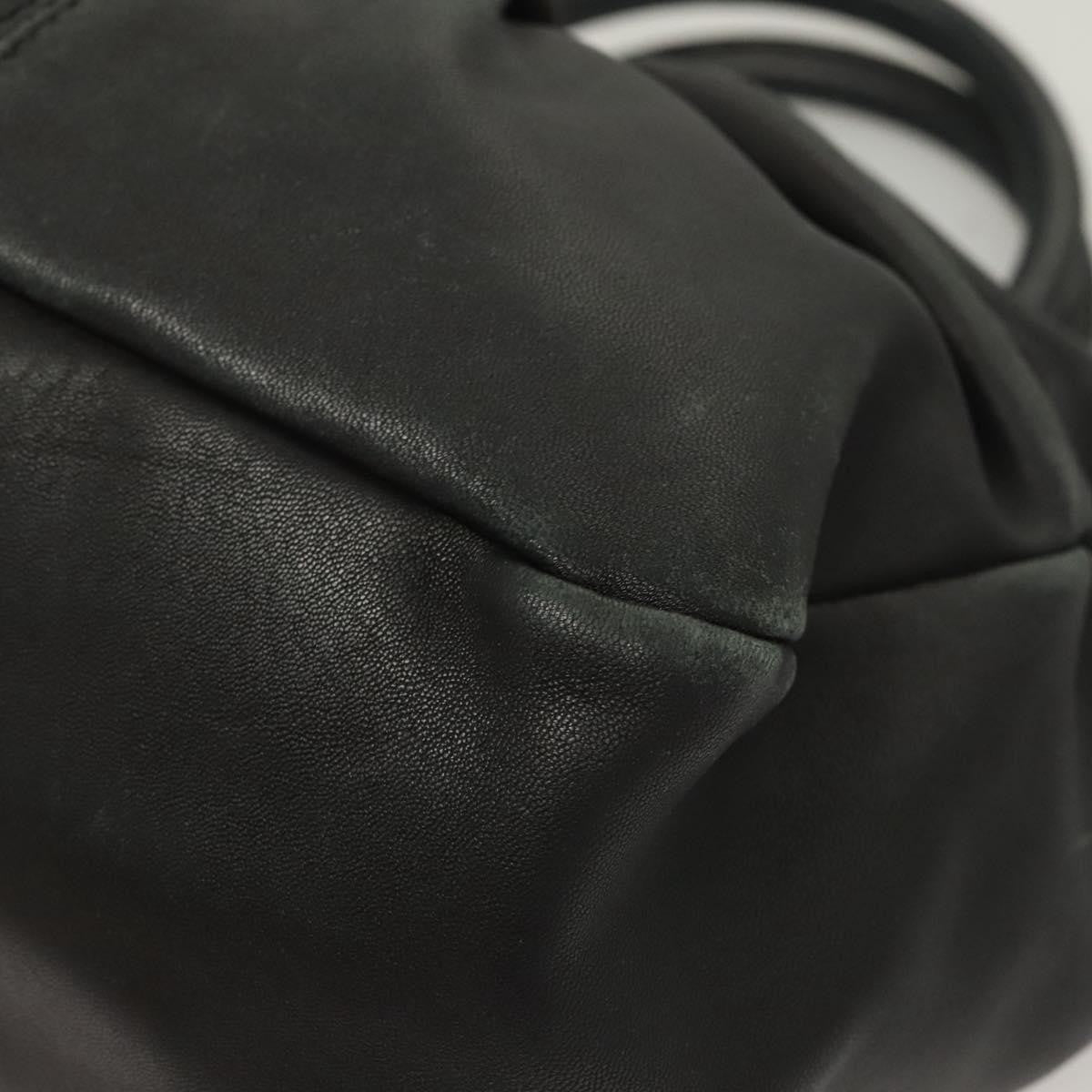 Salvatore Ferragamo Vala Handbag Leather, BLACK, LEATHER, Handbag