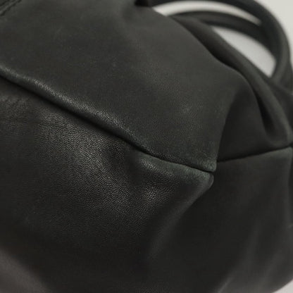 Salvatore Ferragamo Vala Handbag Leather, BLACK, LEATHER, Handbag