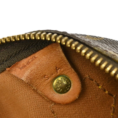 Louis Vuitton Speedy Handbag Monogram Canvas, BROWN, MONOGRAM CANVAS,LEATHER, Handbag